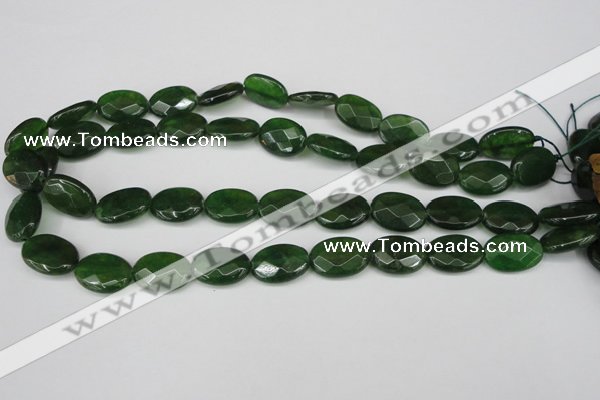 CCN2211 15.5 inches 13*18mm faceted oval candy jade beads