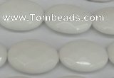 CCN2220 15.5 inches 18*25mm faceted oval candy jade beads