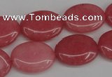CCN2224 15.5 inches 15*20mm oval candy jade beads wholesale