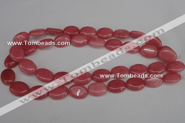 CCN2224 15.5 inches 15*20mm oval candy jade beads wholesale