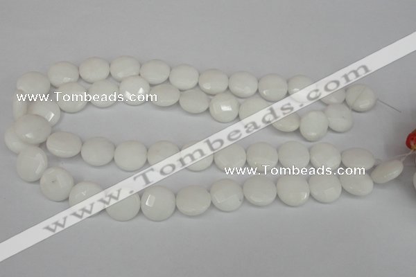 CCN2233 15.5 inches 16mm faceted coin candy jade beads wholesale