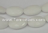 CCN225 15.5 inches 12*18mm faceted oval candy jade beads