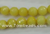 CCN2256 15.5 inches 10mm faceted round candy jade beads wholesale