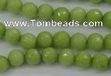 CCN2272 15.5 inches 8mm faceted round candy jade beads wholesale