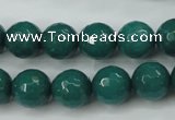 CCN2282 15.5 inches 12mm faceted round candy jade beads wholesale