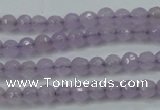 CCN2286 15.5 inches 4mm faceted round candy jade beads wholesale