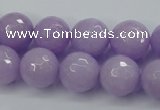 CCN2290 15.5 inches 12mm faceted round candy jade beads wholesale