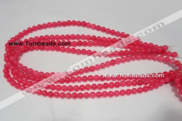 CCN23 15.5 inches 6mm round candy jade beads wholesale