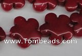 CCN2344 15.5 inches 20mm carved flower candy jade beads wholesale