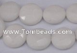 CCN240 15.5 inches 15mm faceted coin candy jade beads wholesale