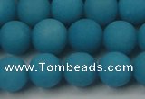 CCN2411 15.5 inches 4mm round matte candy jade beads wholesale