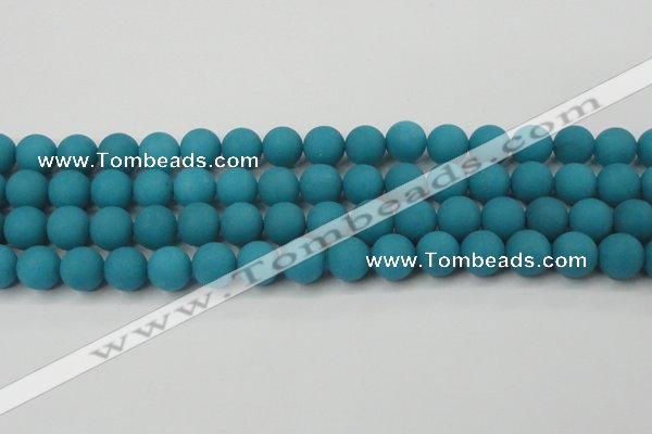 CCN2412 15.5 inches 4mm round matte candy jade beads wholesale