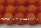 CCN2427 15.5 inches 6mm round matte candy jade beads wholesale