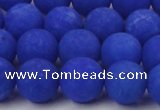 CCN2433 15.5 inches 6mm round matte candy jade beads wholesale