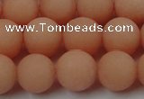 CCN2446 15.5 inches 8mm round matte candy jade beads wholesale