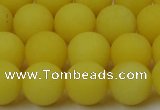 CCN2448 15.5 inches 8mm round matte candy jade beads wholesale