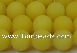 CCN2468 15.5 inches 10mm round matte candy jade beads wholesale