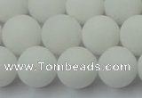 CCN2500 15.5 inches 14mm round matte candy jade beads wholesale