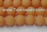 CCN2517 15.5 inches 8mm round matte candy jade beads wholesale