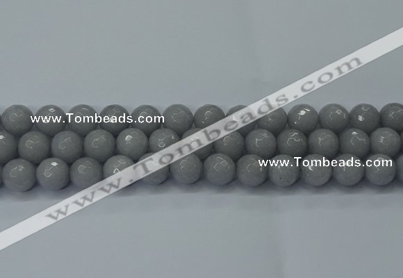 CCN2563 15 inches 14mm faceted round candy jade beads wholesale