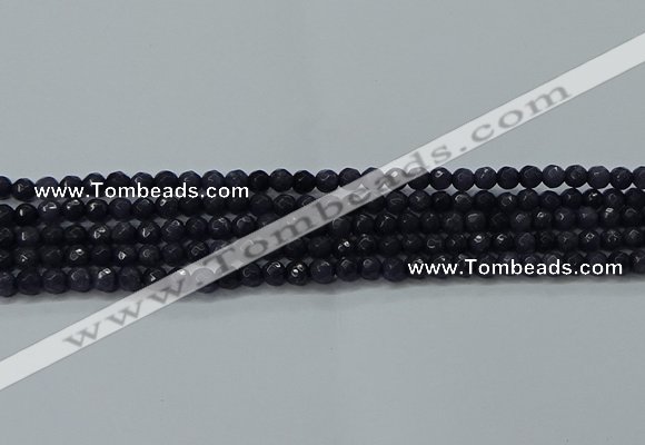 CCN2566 15 inches 6mm faceted round candy jade beads wholesale