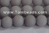 CCN2582 15.5 inches 8mm round matte candy jade beads wholesale