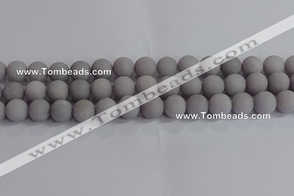 CCN2584 15.5 inches 12mm round matte candy jade beads wholesale