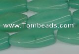 CCN2623 15.5 inches 15*30mm twisted rectangle candy jade beads