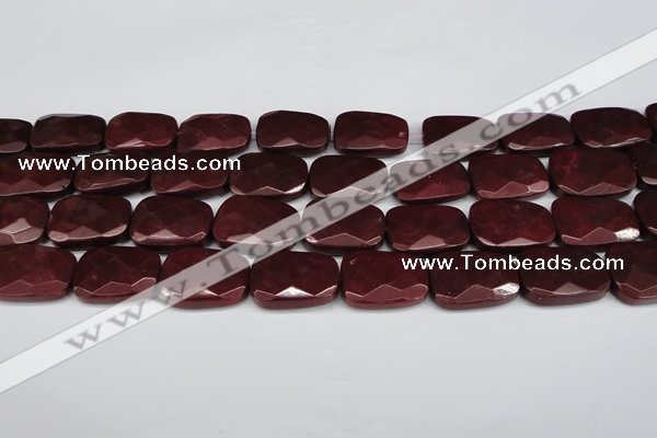 CCN2633 15.5 inches 18*25mm faceted trapezoid candy jade beads