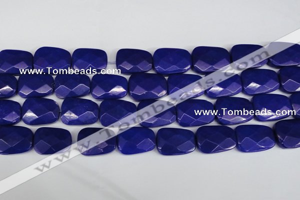 CCN2635 15.5 inches 18*25mm faceted trapezoid candy jade beads