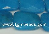 CCN2637 15.5 inches 18*25mm faceted trapezoid candy jade beads