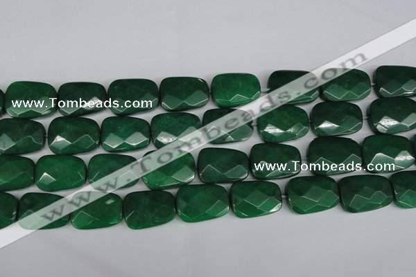 CCN2639 15.5 inches 18*25mm faceted trapezoid candy jade beads