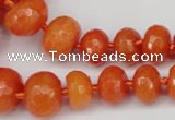 CCN2646 15.5 inches 5*8mm - 12*16mm faceted rondelle candy jade beads