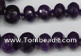 CCN2649 15.5 inches 5*8mm - 12*16mm faceted rondelle candy jade beads