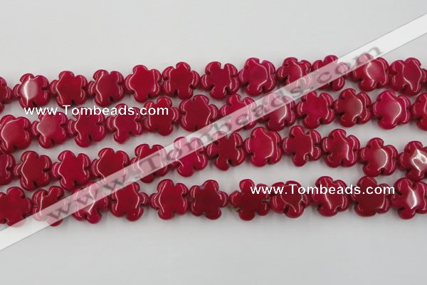 CCN2661 15.5 inches 16mm carved flower candy jade beads wholesale