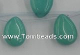 CCN2683 Top-drilled 13*18mm flat teardrop candy jade beads