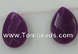 CCN2717 Top-drilled 18*25mm briolette candy jade beads wholesale