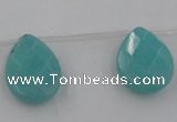 CCN2722 Top-drilled 18*25mm briolette candy jade beads wholesale