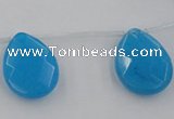 CCN2723 Top-drilled 18*25mm briolette candy jade beads wholesale