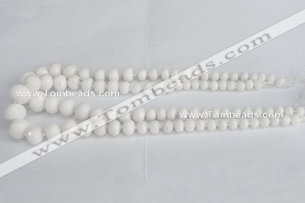 CCN2750 15.5 inches 5*8mm - 12*16mm faceted rondelle candy jade beads