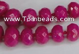 CCN2753 15.5 inches 5*8mm - 12*16mm faceted rondelle candy jade beads