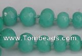 CCN2757 15.5 inches 5*8mm - 12*16mm faceted rondelle candy jade beads