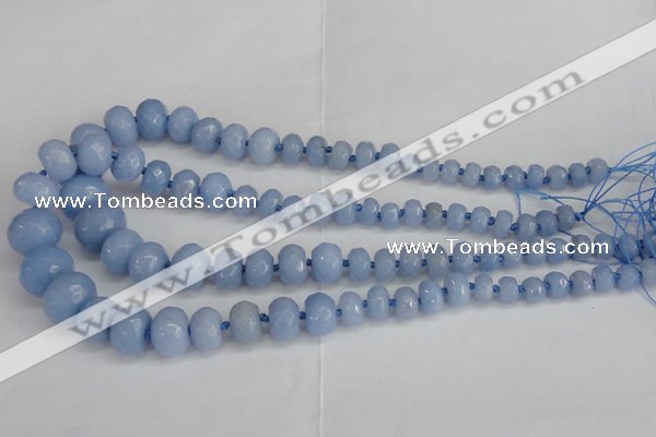 CCN2760 15.5 inches 5*8mm - 12*16mm faceted rondelle candy jade beads