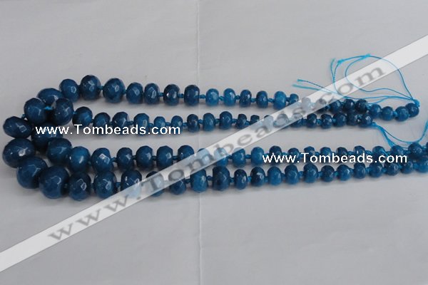 CCN2761 15.5 inches 5*8mm - 12*16mm faceted rondelle candy jade beads