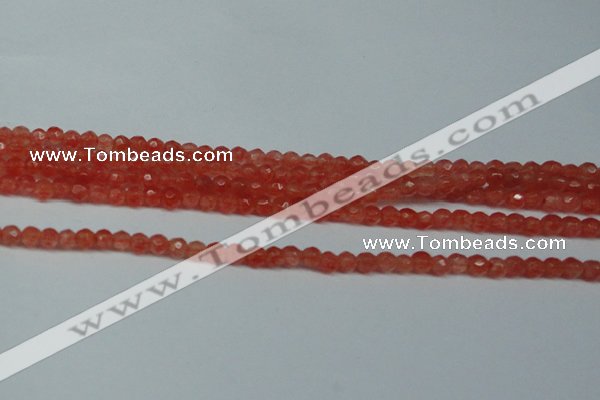 CCN2801 15.5 inches 2mm tiny faceted round candy jade beads