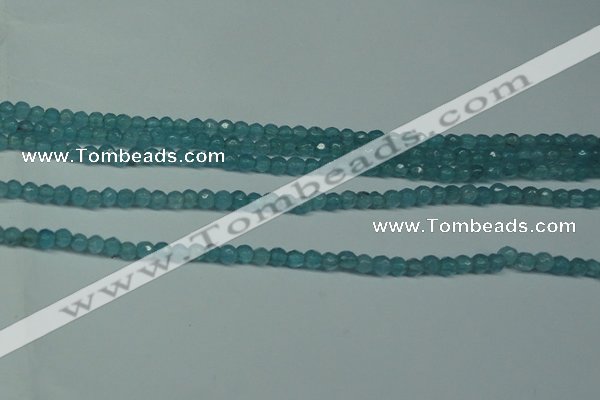 CCN2802 15.5 inches 2mm tiny faceted round candy jade beads