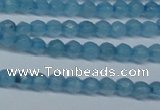 CCN2814 15.5 inches 3mm tiny faceted round candy jade beads