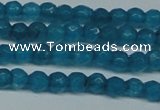 CCN2815 15.5 inches 3mm tiny faceted round candy jade beads