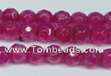 CCN2830 15.5 inches 5mm faceted round candy jade beads