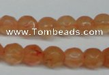 CCN2832 15.5 inches 5mm faceted round candy jade beads